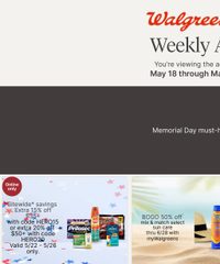 Walgreens Weekly Ad May 18 - 24, 2025