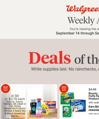 Walgreens Weekly Ad September 14 - 20, 2025