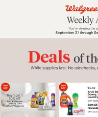 Walgreens Weekly Ad September 21 - 27, 2025