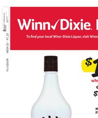 Winn-Dixie Ad Alcohol Flyer July 28 - August 24, 2025