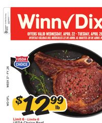 Winn-Dixie Ad Weekly Circular April 22 - 28, 2026