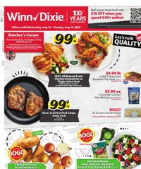 Winn-Dixie Ad Weekly Circular August 13 - 19, 2025