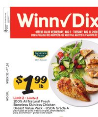 Winn-Dixie Ad Weekly Circular August 5 - 11, 2026