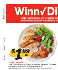 Winn-Dixie Ad Weekly Circular July 1 - 7, 2026