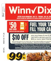 Winn-Dixie Ad Weekly Circular July 22 - 28, 2026