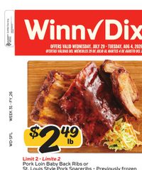 Winn-Dixie Ad Weekly Circular July 29 - August 4, 2026