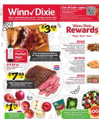 Winn-Dixie Ad Weekly Circular October 22 - 28, 2025
