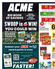 Acme Markets Big Book of Savings September 11 - October 8, 2026