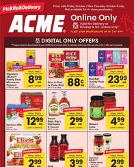 Acme Markets Bonus Online Savings October 2 - 8, 2026