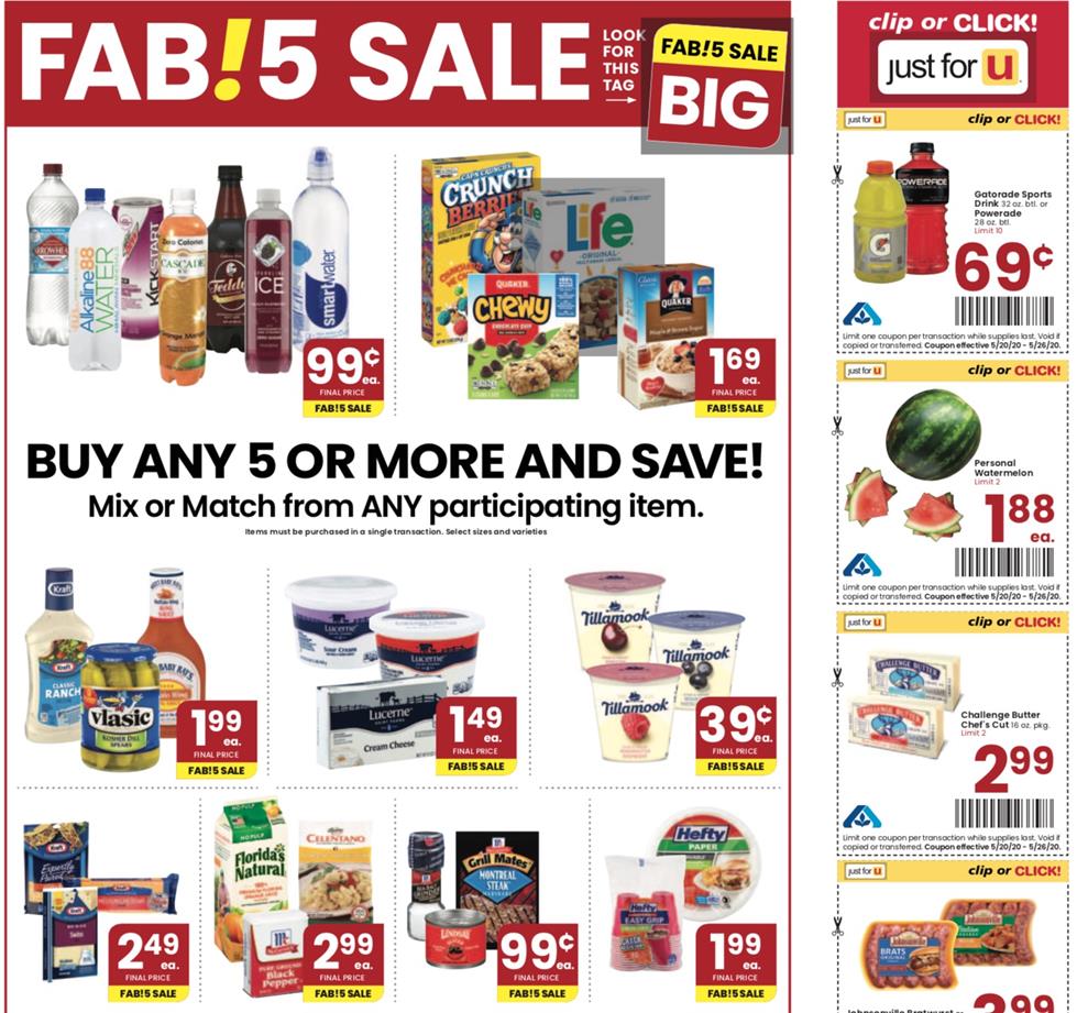 Albertsons Weekly Ad Scan for May 20 - May 26, 2020