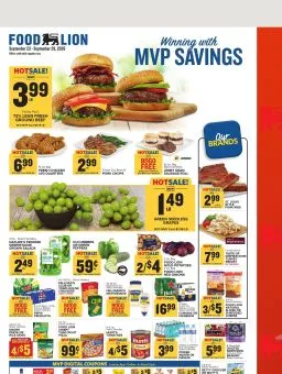 Food Lion Weekly Ad September 23 - 29, 2026