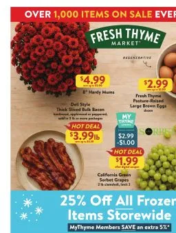 Fresh Thyme Market Weekly Ad September 23 - 29, 2026