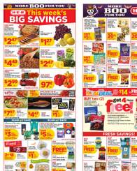 H-E-B Weekly Ad October 21 - 27, 2026