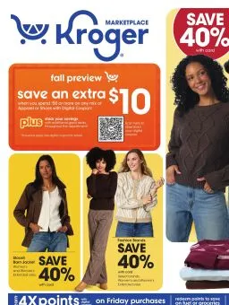 Kroger Home & Apparel September 16 - 29, 2026