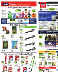 Lowe's Weekly Ad September 24 - October 7, 2026