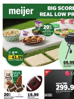 Meijer big stores real low prices September 23 - 29, 2026