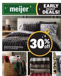 Meijer early holiday deals October 28 - November 3, 2026