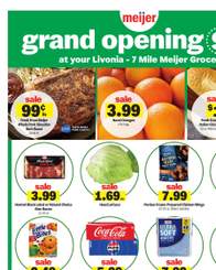 Meijer grand opening sale October 7 - 13, 2026