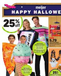 Meijer happy halloween October 14 - 20, 2026