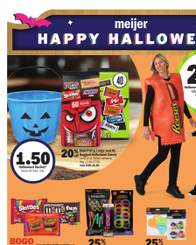 Meijer happy halloween October 21 - 27, 2026
