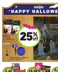 Meijer Happy Halloween October 7 - 13, 2026