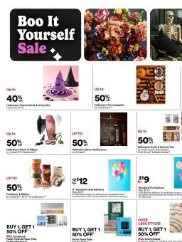 Michaels USA Weekly Ad September 27 - October 3, 2026