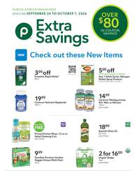 Publix Extra Savings September 24 - October 7, 2026