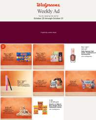 Walgreens Weekly Ad October 25 - 31, 2026