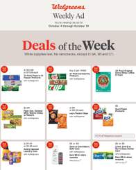 Walgreens Weekly Ad October 4 - 10, 2026
