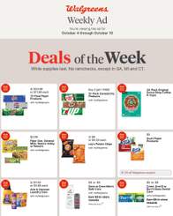 Walgreens Weekly Ad October 4 - 10, 2026