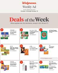 Walgreens Weekly Ad October 4 - 10, 2026
