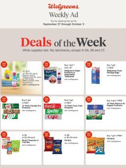 Walgreens Weekly Ad September 27 - October 3, 2026