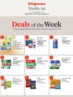 Walgreens Weekly Ad September 27 - October 3, 2026