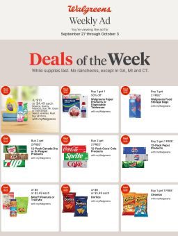 Walgreens Weekly Ad September 27 - October 3, 2026