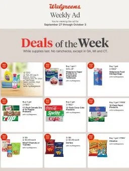 Walgreens Weekly Ad September 27 - October 3, 2026